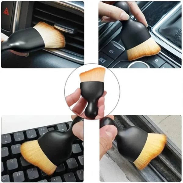 2pcs Multipurpose Cleaning Brush for Car Interior Air Conditio Outlet Crevice Dust Removal Brushes Office Home Clean Brush Tools - Image 6