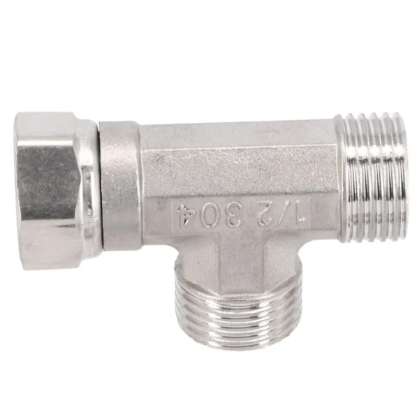 1pc T-Adapter Interface For Diverter Bath Toilet/Bidet Sprayer Shower Head/G1/2 Bathroom Accessories 3 Ways Valve T Adapter - Image 4