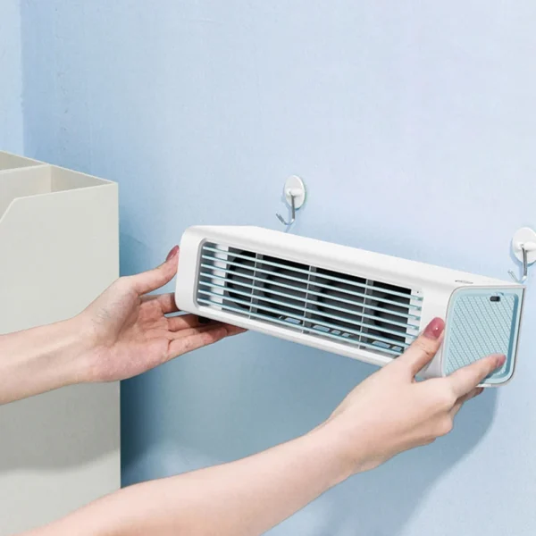 Portable Tower Fan 3 Speeds Desk Fan Rechargeable Wall Mount Fan Quiet Standing Fan for Bedroom Living Room Office - Image 2