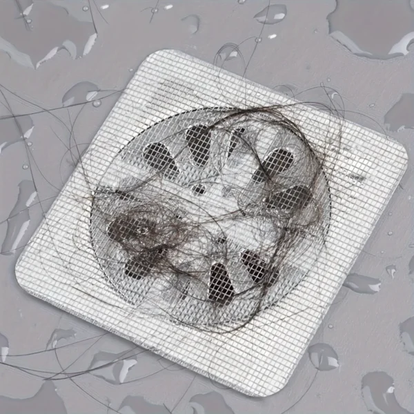 Shower Drain Hair Catcher,Hair Catchers For Shower, Floor Sink Strainer Filter Mesh Stickers, Hair Stopper For Bathroom Bathtub - Image 4