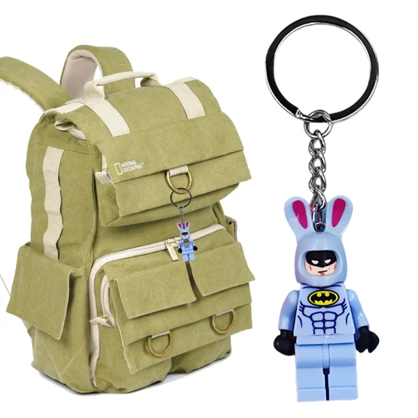 3D Fairy Bat Figure Character Keychain Y2k Animation Movie Building Block Toy Backpack Accessory Cute handmade Pendant Gifts