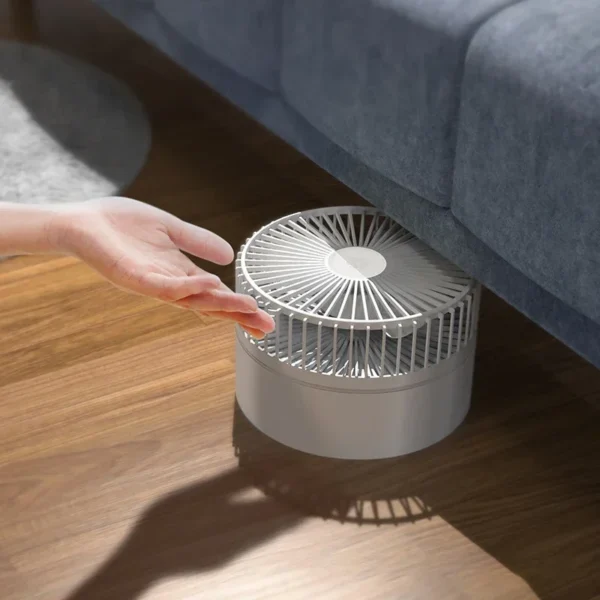 Summer Portable Floor Folding Fan N98 Rechargeable Standing Fan USB Spray Desktop Electric Fans With LED Night Light - Image 5