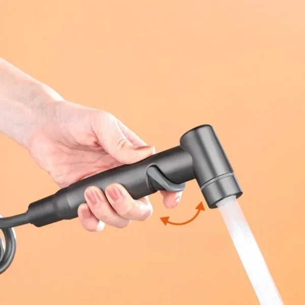 Handheld Bidet Sprayer Toilet Bidet Toilet Sprayer Set Spray Water Bathroom Shower Toilet sprinkle gun Angle Valve Accessories - Image 2