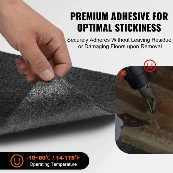 Carpet Tiles Peel and Stick, 12' x 12' Squares Self Adhesive Carpet Floor Tile, Soft Padded Carpet Tiles, Easy Install DIY - Image 4