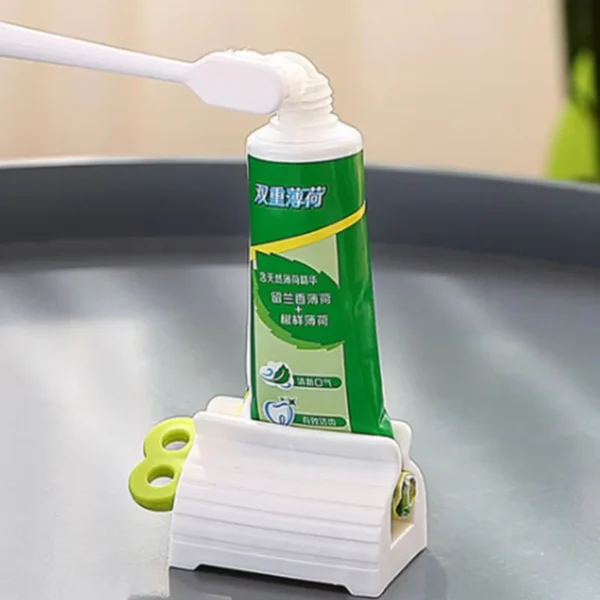 Toothpaste Squeezer Tooth Paste Holder Oral Care Bathroom Tools Tube Cosmetics Press Facial Cleanser Rolling Squeezing Dispenser - Image 7