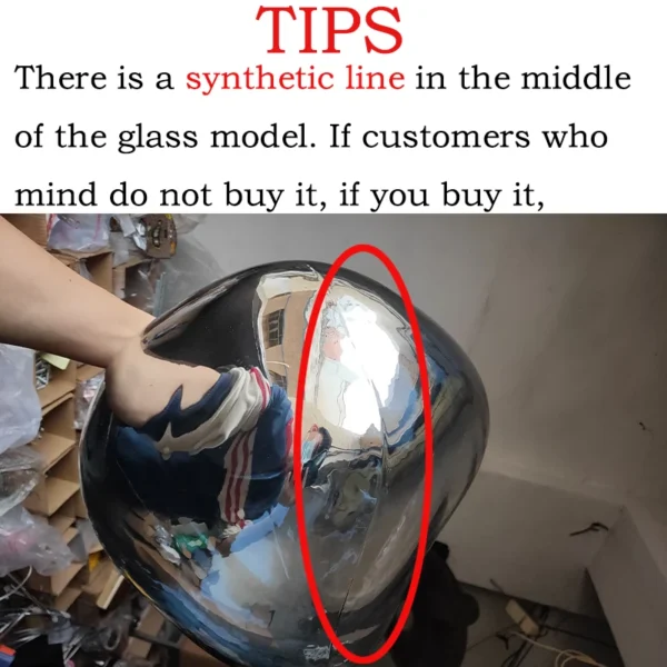 Modern Glass Pendant Light Nordic LED Lava lustre Dining Room Living Room Cabinets Home Decor Hanging Lamps Ceiling Chandelier - Image 9