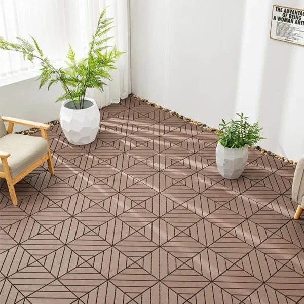 44Pcs Waterproof Outdoor Flooring Tiles Weatherproof Patio Decking Tiles Patio Garden Deck Tiles for Poolside Balcony Backyard - Image 3