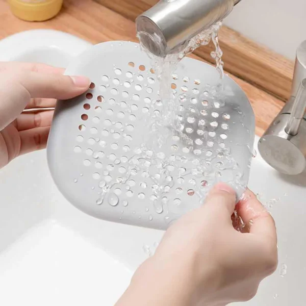 Square Silicone Floor Drain Sticker Bathroom Sewer Hair Filter Drain Cover Home Bathroom Floor Drain Mat - Image 13