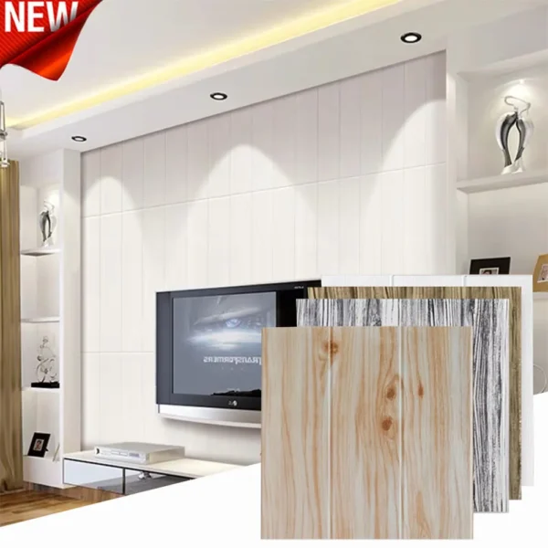 35x35cm Classics Wood Grain Self-adhesive Wallpaper Three-dimensional Waterproof and Anti Fouling Wall Sticker Room Decor Home