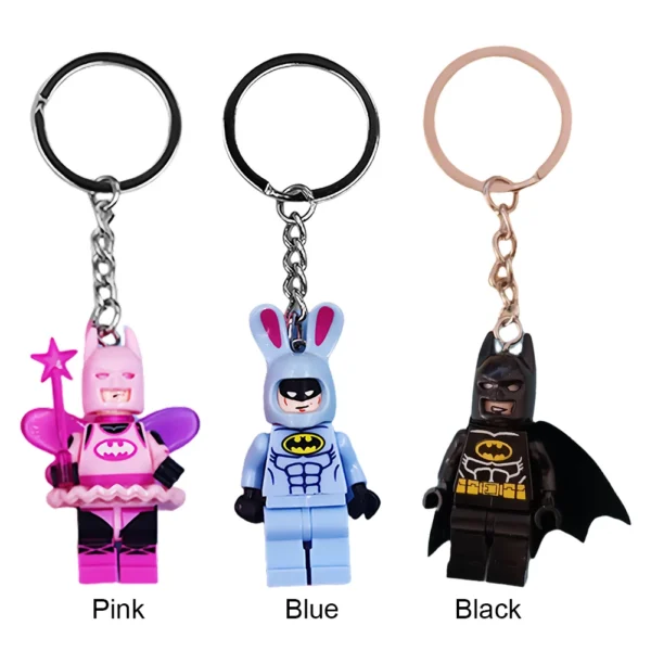 3D Fairy Bat Figure Character Keychain Y2k Animation Movie Building Block Toy Backpack Accessory Cute handmade Pendant Gifts - Image 5