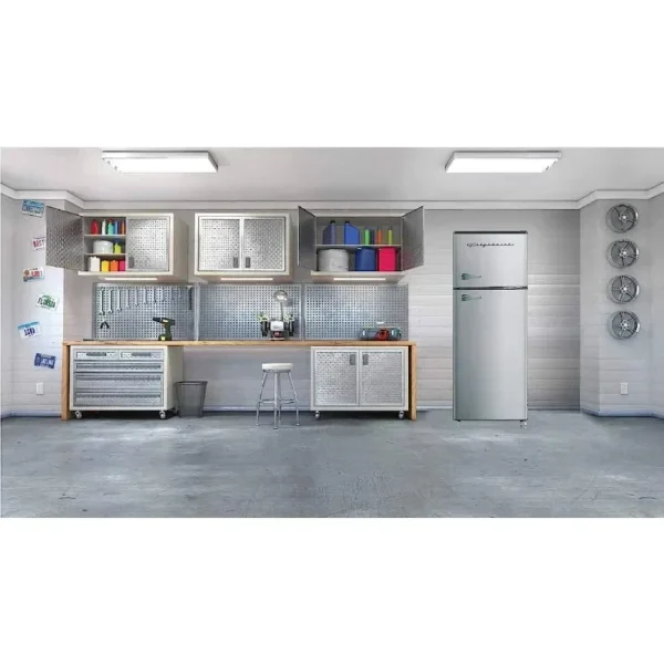 Frigidaire EFR751, 2 Door Apartment Size Refrigerator with Freezer, 7.5 cu ft, Platinum Series, Stainless Steel - Image 5