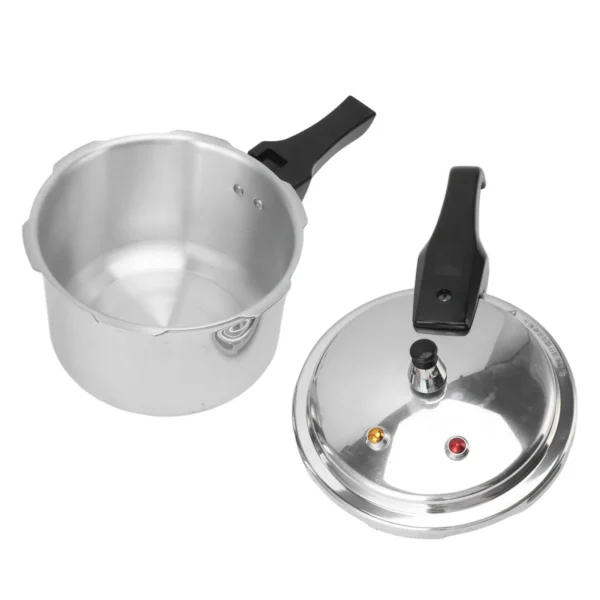 3 Liter Aluminium Alloy Pressure Cooker 18cm Bottom 3L Mini Pressure Cooker for Gas Stove 3L Aluminium Alloy Pressure Cooker - Image 5