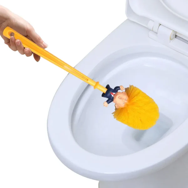 Donald Trump Bathroom Cleaning Brush Funny Trump Toilet Cleaning Brush Novelty Gifts Toilet Bowl Brush Bathroom Cleaning Tools - Image 10