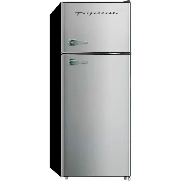 Frigidaire EFR751, 2 Door Apartment Size Refrigerator with Freezer, 7.5 cu ft, Platinum Series, Stainless Steel - Image 3