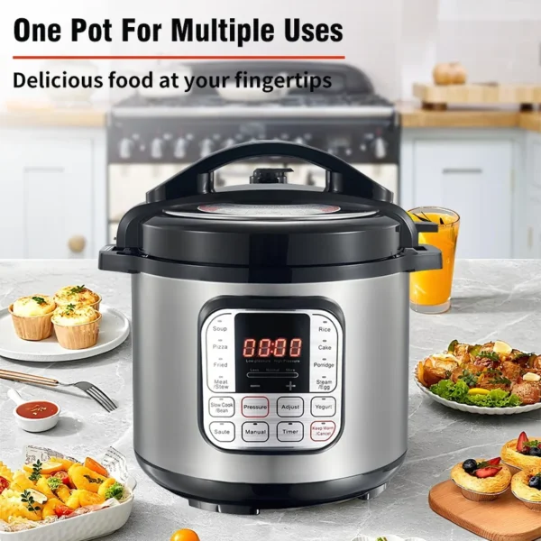 5L Electric Multifunctional Pressure Cooker Express Multicooker instant Pot for Kitchen Soup Rice Cooker 220V EU Plug - Image 5