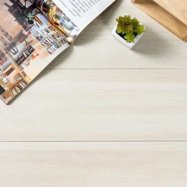 Self Adhesive PVC Wood Grain Floor Waterproof and Wear-resistant Balcony, Bathroom, Household Kitchen Floor Tiles 91X15CM - Image 4