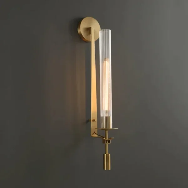 Modern Brass Wall Lamp for Bedroom Bedside Wall Lights Hotel Sconce Light Bathroom Hotel Background Decoration Lighting Fixtures - Image 2