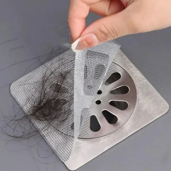 Disposable Hair Drain Catcher Mesh Anti-blocking Filter Floor Drains Sticker Shower Cover Kitchen Bathroom Sink Strainer Stopper - Image 2