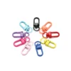 10pcs/lot 12x33mm Rotating Dog Buckle Gold Rhodium Metal Lobster Clasps Hooks For DIY Jewelry Making Key Ring Chain Accessories - Image 8
