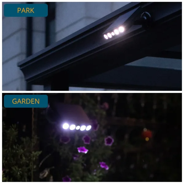 Powerful Solar Powered Led Wall Light Outdoor Motion Sensor Waterproof IP65 Lighting for Garden Path Garage Yard Street Lamps - Image 10