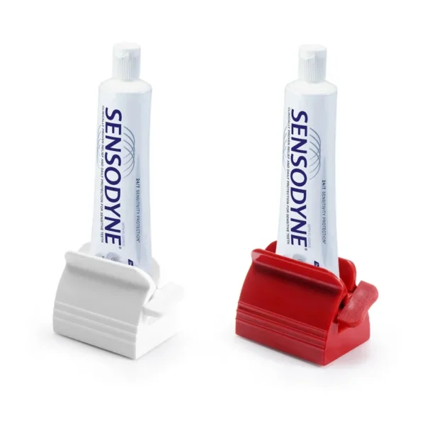 1pcs Toothpaste Squeezer Tooth Paste Holder Care Bathroom Tools Tube Cosmetics Press Facial Cleanser Rolling Squeezing Dispenser
