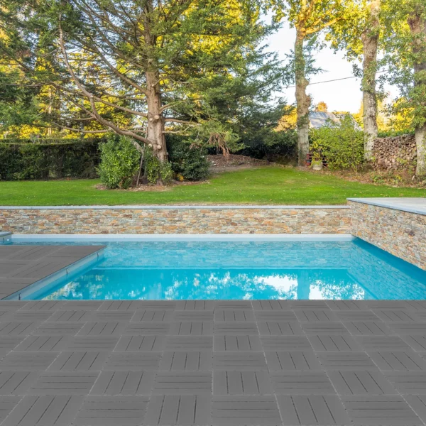 Plastic Interlocking Deck Tiles, 27 Pack, 11.8"x11.8" Waterproof Flooring Tiles for Indoor and Outdoor - Image 5