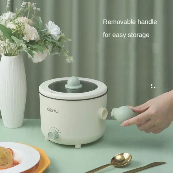 1.8l Multi-function Electric Cooker 600w Double-layer Rice Cooker Household Smart Hot Pot Wok Non-stick Rice Cooker - Image 5