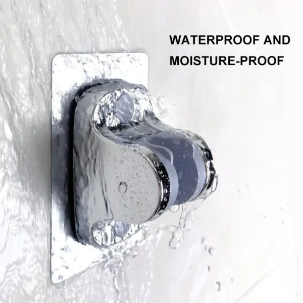 Universal Showerhead Holder Bracket Wall Mounted Punch Free Household Adjustable Shower Self Adhesive Bathroom Accessories - Image 12