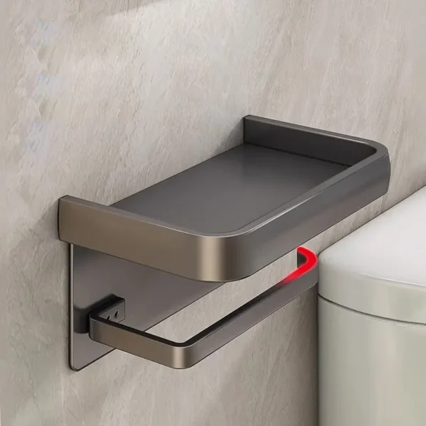 Aluminum Alloy Toilet Paper Holder Tissue Rack Bathroom Tissue Holder for Bathroom Storage Shelf Bathroom Accessories - Image 8