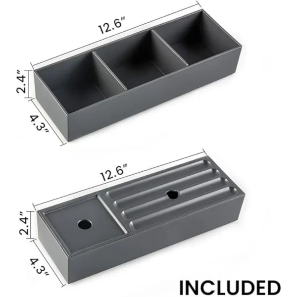 Bathroom Dresser,30" Bathrooms Vanity With Sink, Modern Floating Vanity With Push Open Soft Close Drawer, Bathroom Cabinets - Image 2