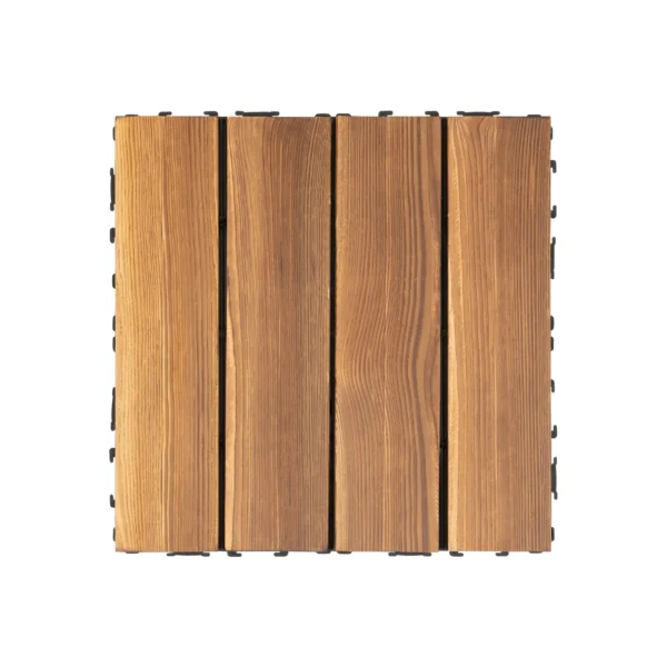 36 pcs Pine Wood Flooring DIY Anti-Corrosion Wood Flooring Tiles 12''x12'' Spliced Flooring - Image 6