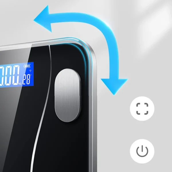 Smart Body Fat Scale Wireless LED Digital Bathroom Weight Scale Body Composition Analyzer Testing Scale - Image 4