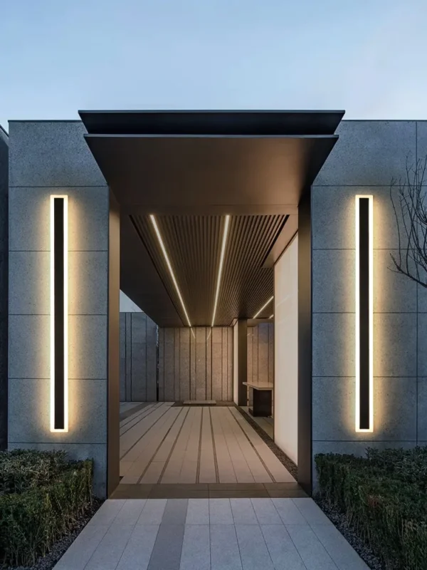 Outdoor wall lamp IP65 waterproof corridor staircase lamp LED long wall lamp outdoor balcony lamp entrance villa garden light - Image 3